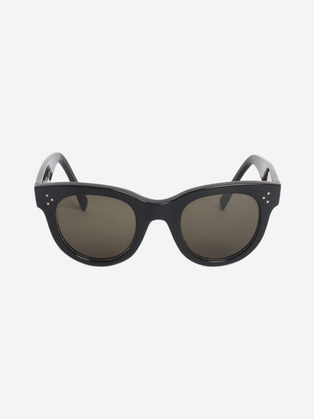 Black round-frame sunglasses product image