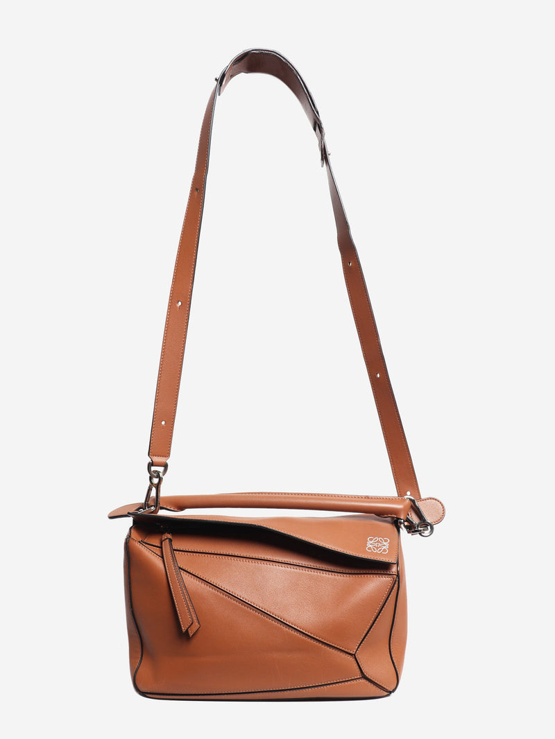 Brown medium Puzzle bag Shoulder bags Loewe 