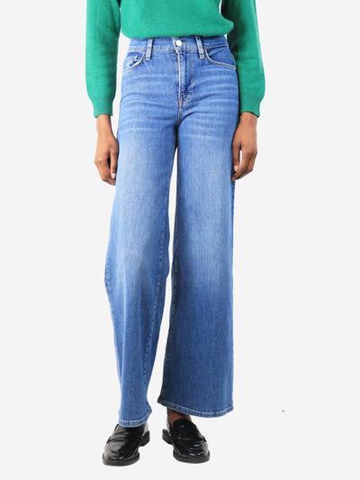 Blue Le Slim Palazzo jeans - size UK 6 Trousers Frame 