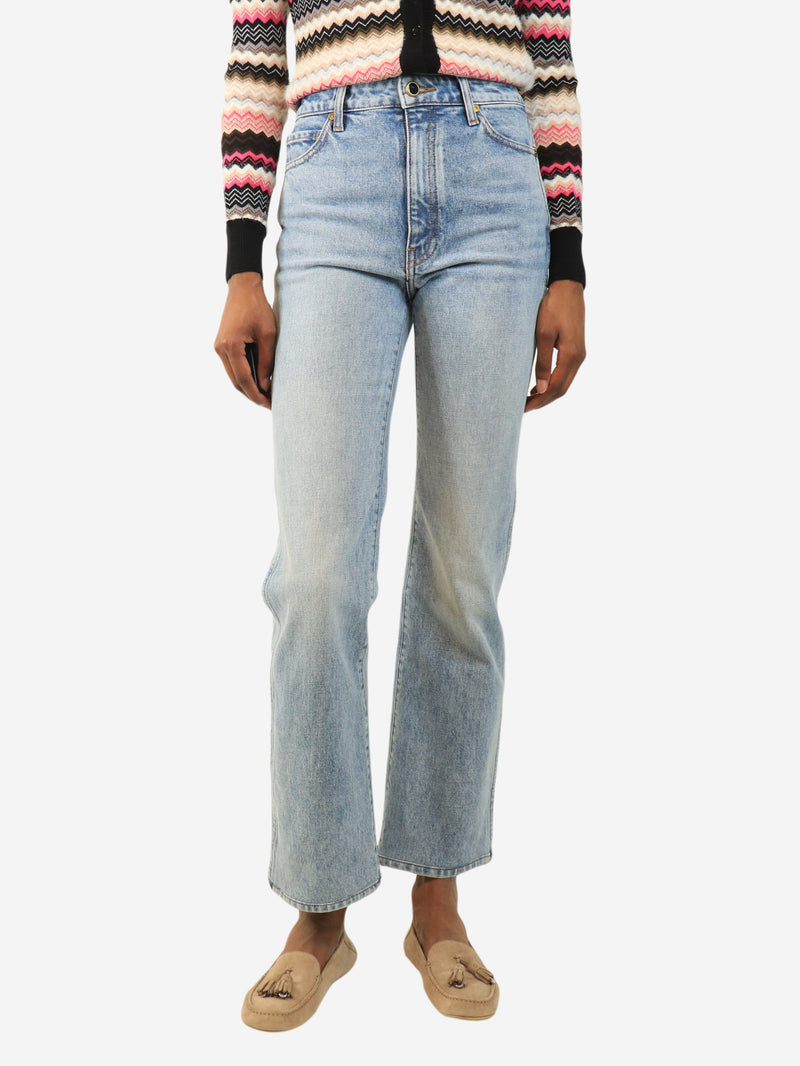 Blue danielle style denim jeans - size UK 6 Trousers Khaite 
