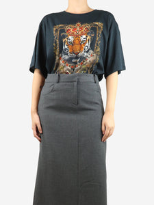 Camilla Blue embellished graphic t-shirt - size S