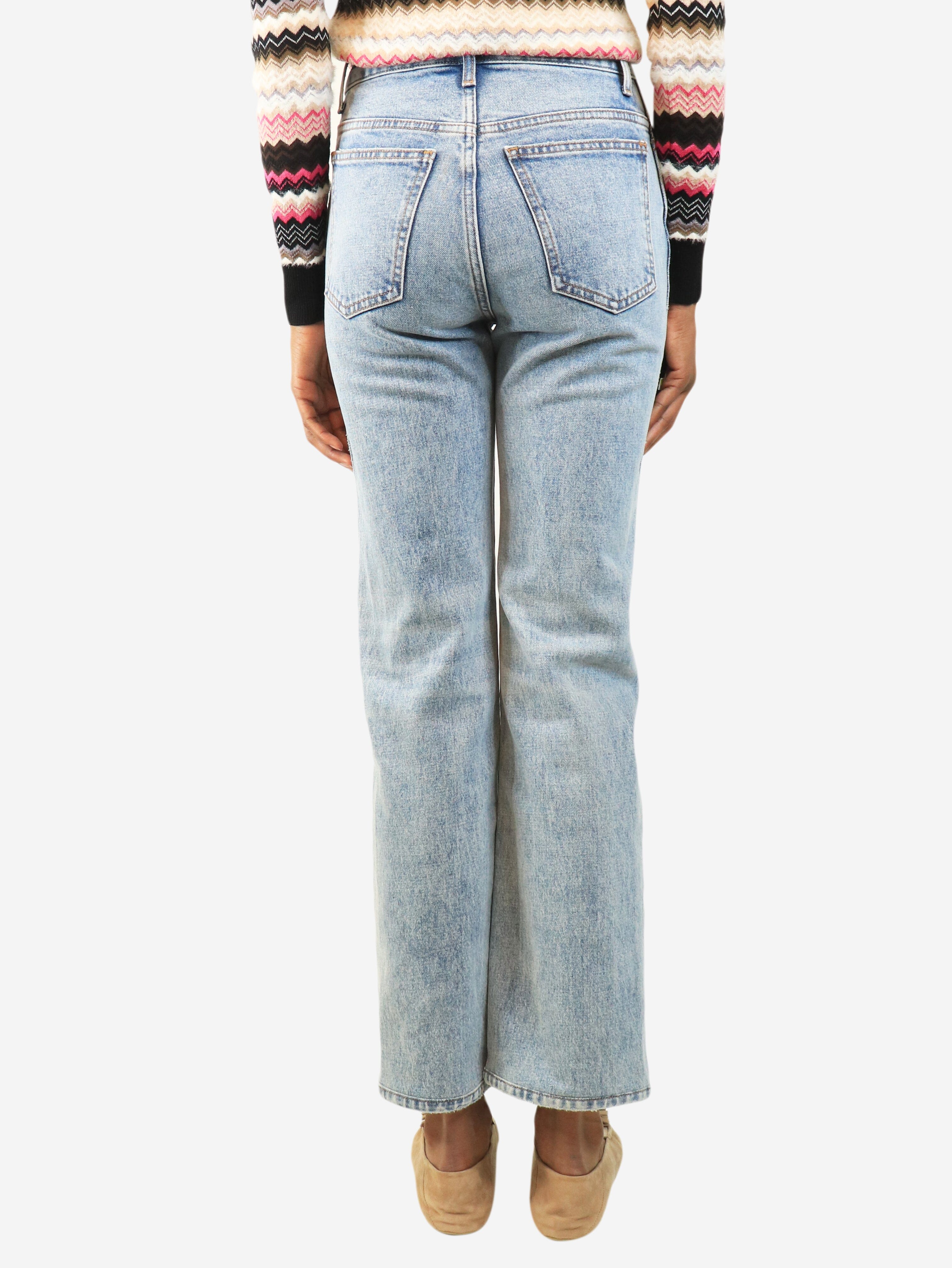Blue danielle style denim jeans - size UK 6 Trousers Khaite 