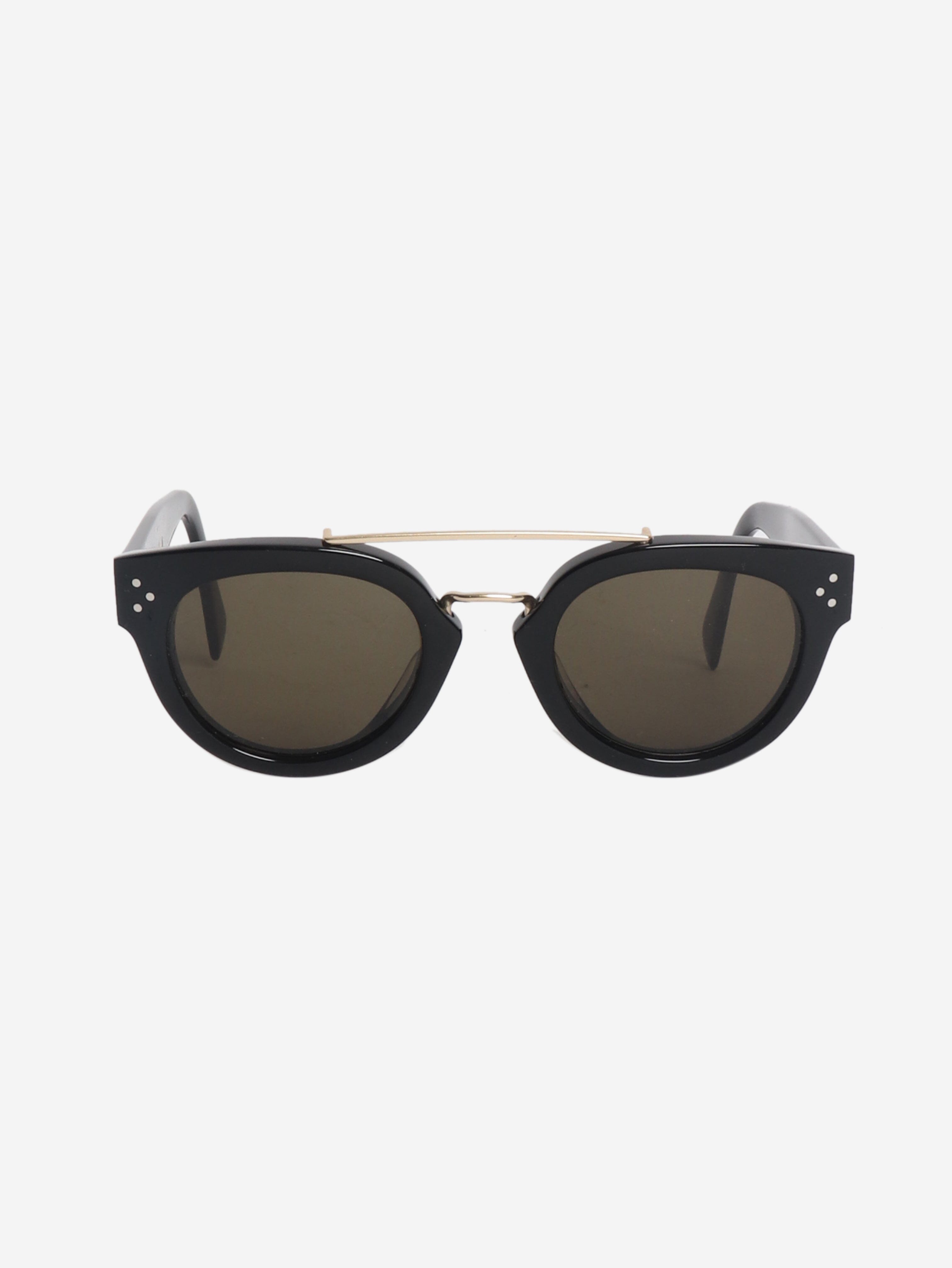 Black double-bridge sunglasses Sunglasses Celine 