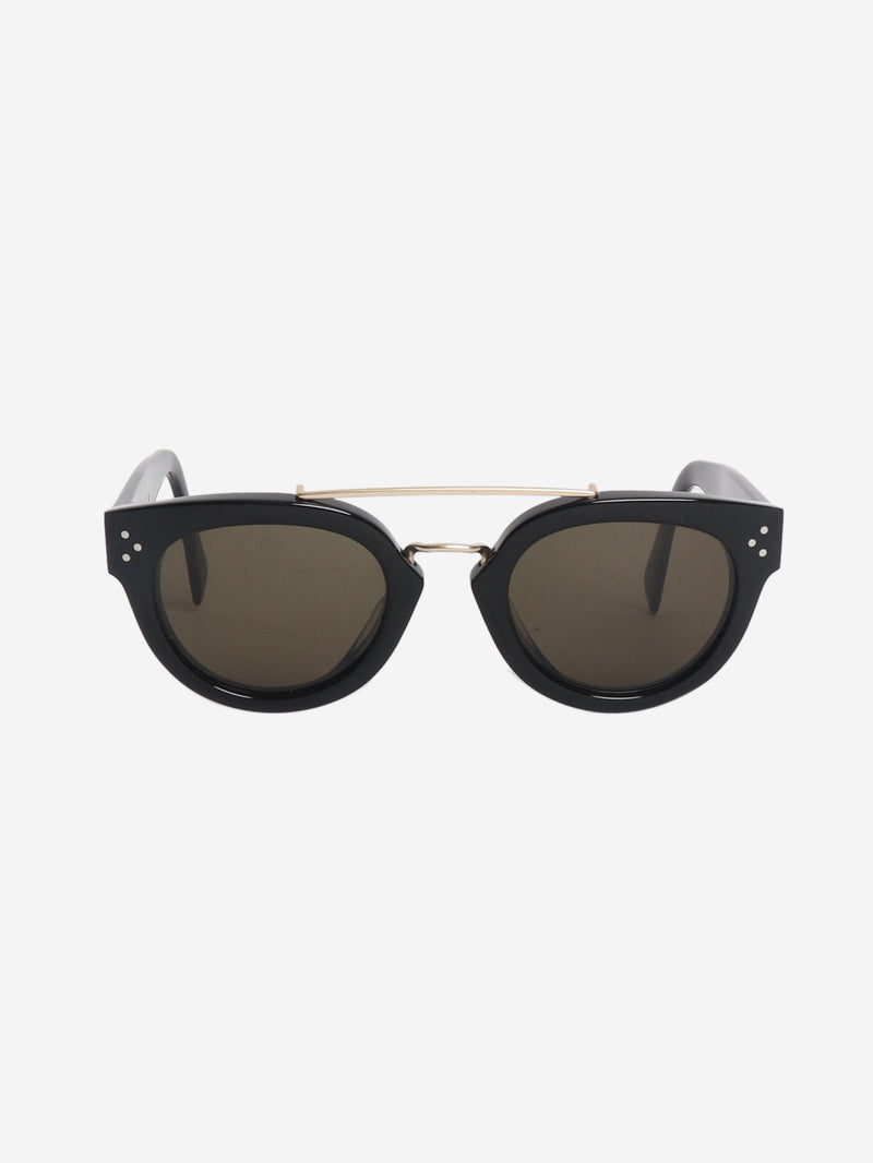 Black double-bridge sunglasses Sunglasses Celine 