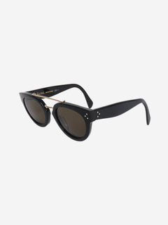 Black double-bridge sunglasses Sunglasses Celine 