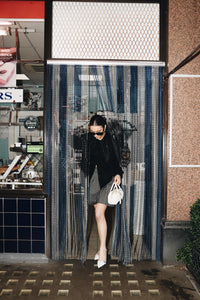 Miu Miu Grey pleated checkered mini skirt - size IT 38