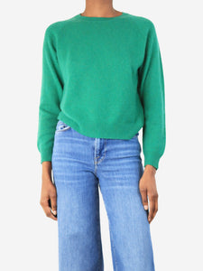 Jumper 1234 Green cashmere jumper - size XS