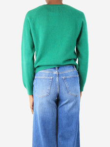 Jumper 1234 Green cashmere jumper - size XS