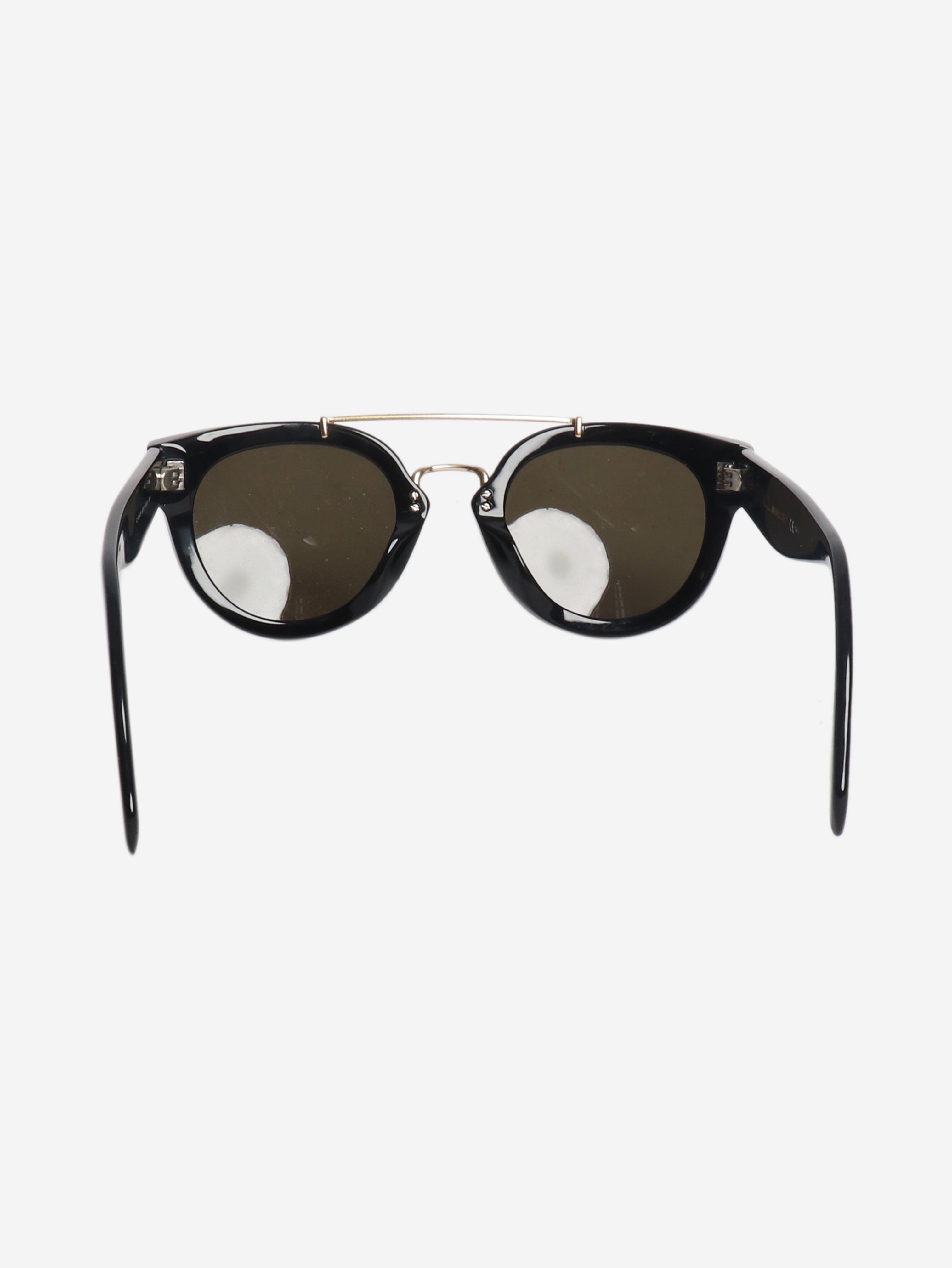 Black double-bridge sunglasses Sunglasses Celine 