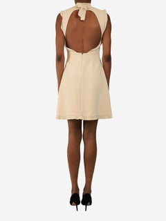 Light pink 2017 backless mini dress - size UK 6 Dresses Miu Miu 