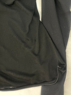Black sheer crop-top - size XS Tops Nensi Dojaka 