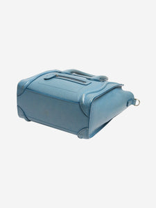 Celine Blue Nano Luggage 2way bag
