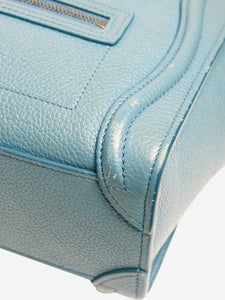 Celine Blue Nano Luggage 2way bag
