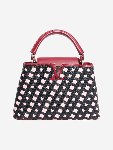 Pink and black Capucines BB shoulder bag product image