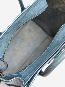 Celine Blue Nano Luggage 2way bag