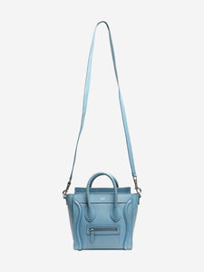 Celine Blue Nano Luggage 2way bag