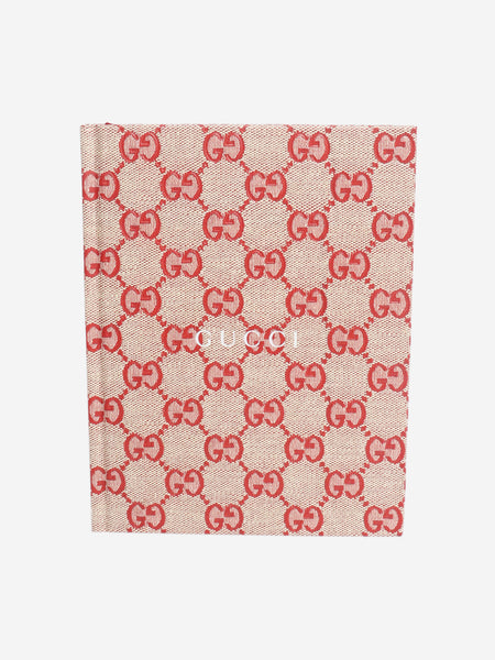 Red Guccissima A5 lined notebook product image