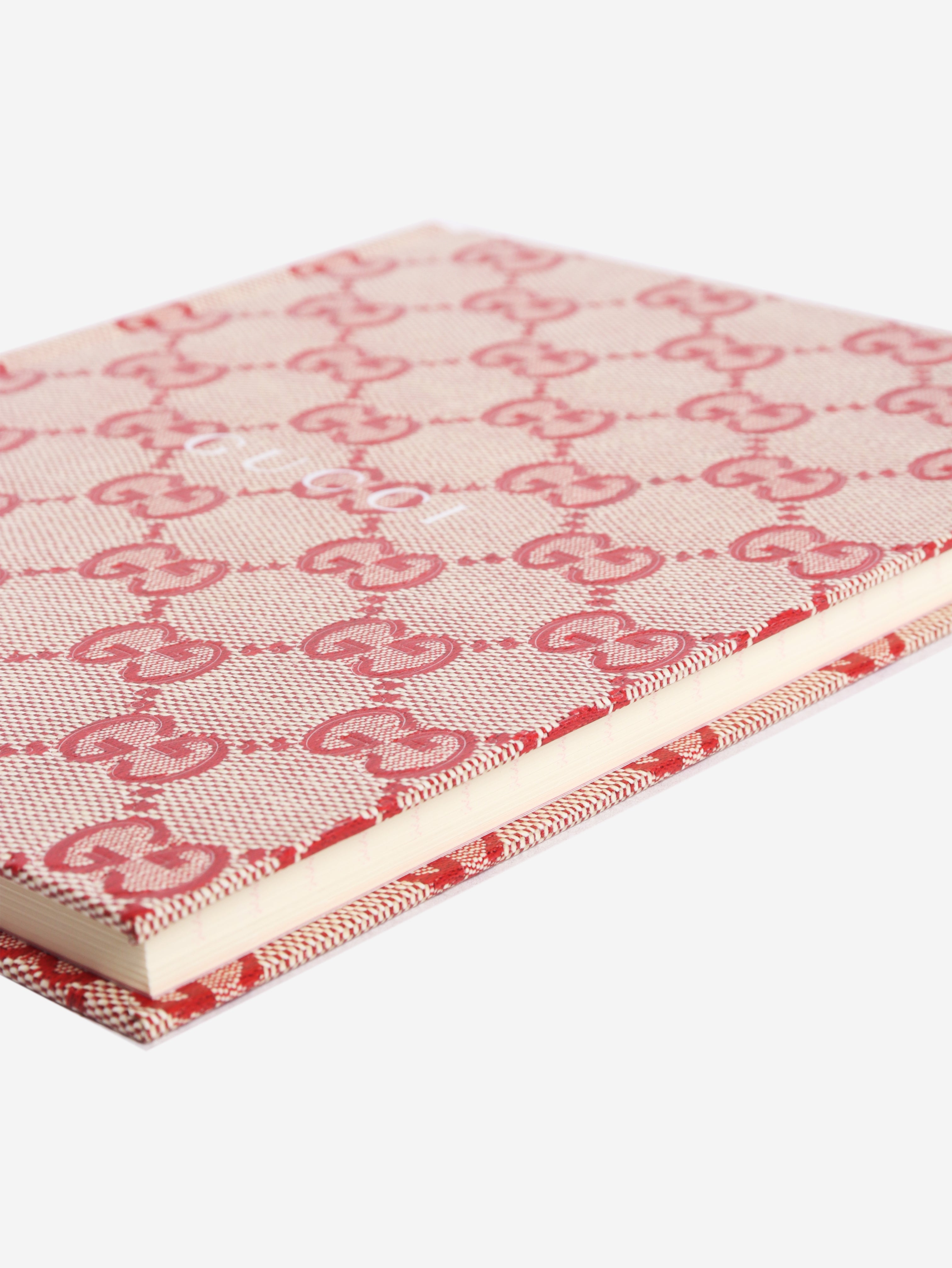 Red Guccissima A5 lined notebook