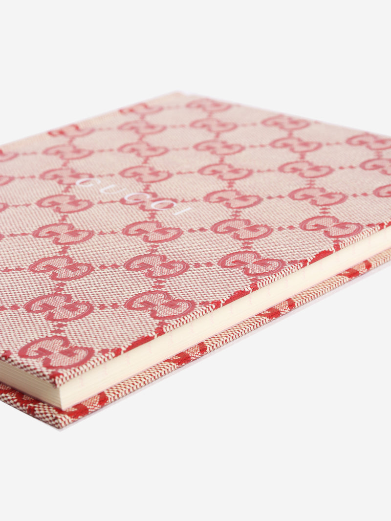 Red Guccissima A5 lined notebook