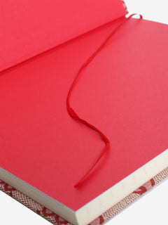 Red Guccissima A5 lined notebook