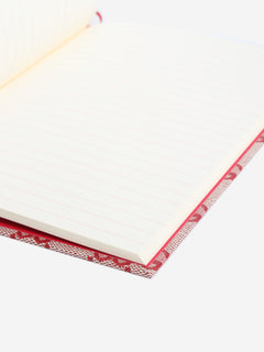 Red Guccissima A5 lined notebook