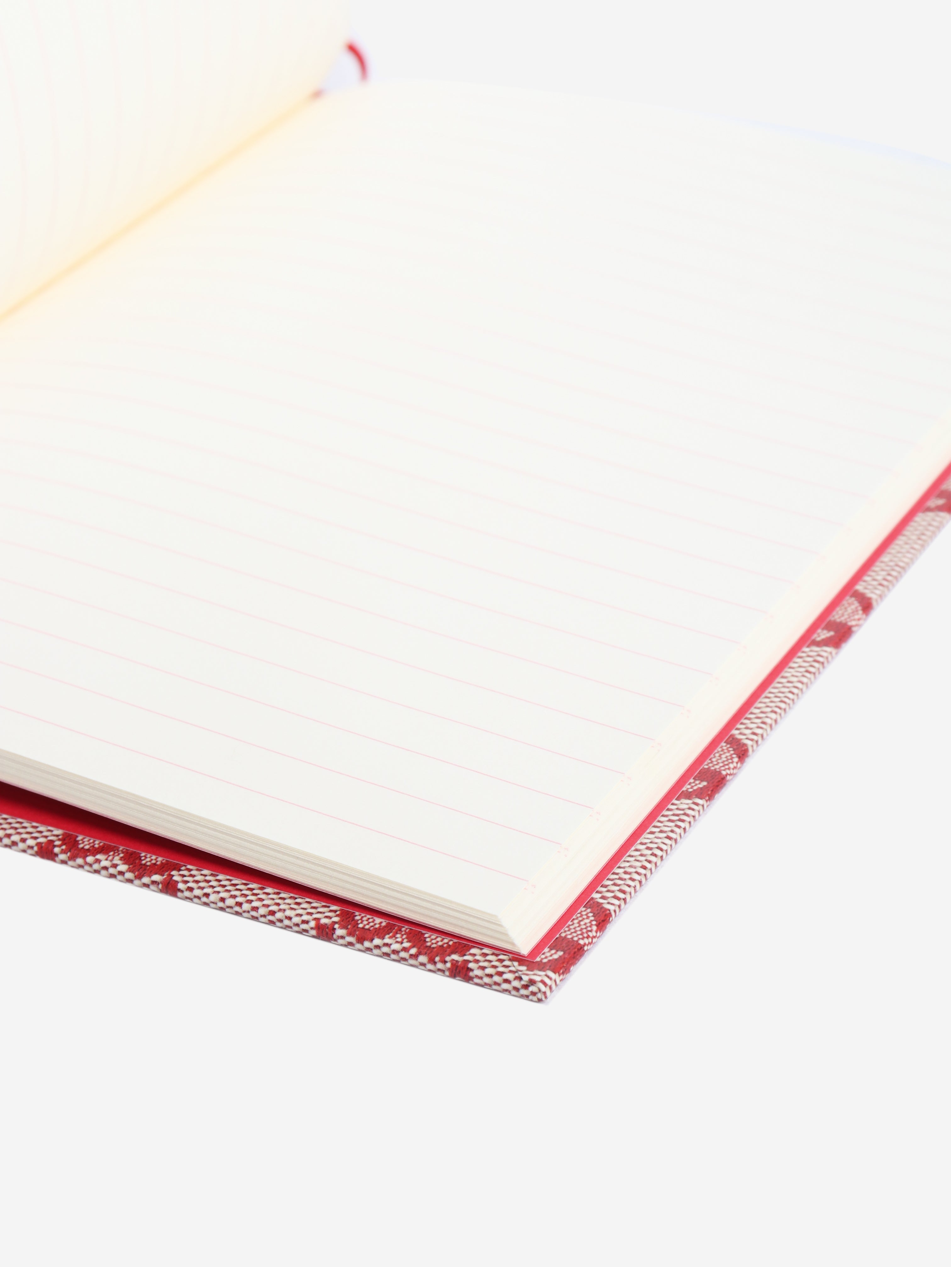 Red Guccissima A5 lined notebook