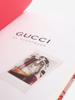 Red Guccissima A5 lined notebook