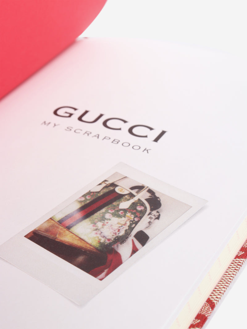 Red Guccissima A5 lined notebook
