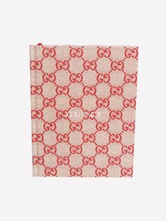 Red Guccissima A5 lined notebook