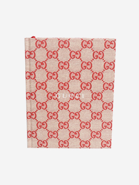 Red Guccissima A5 lined notebook alternate image