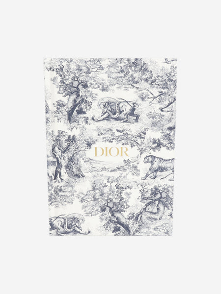Blue and white A5 lined notebook product image