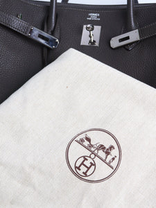 Hermes Dark grey 2012 Birkin 40 in Togo leather
