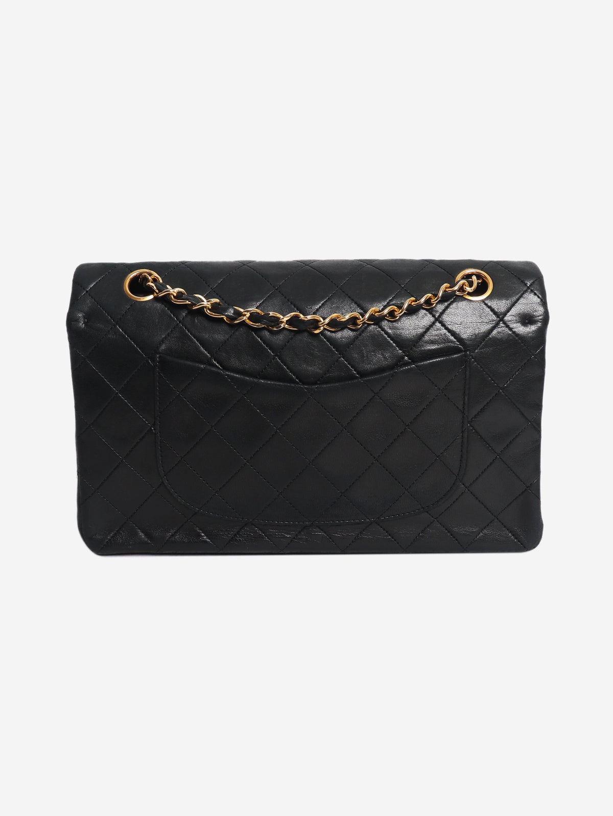 Black 1989 medium lambskin Classic Double Flap bag Shoulder bags Chanel 