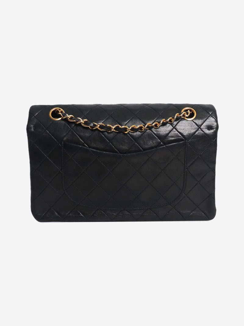 Black 1989 medium lambskin Classic Double Flap bag Shoulder bags Chanel 