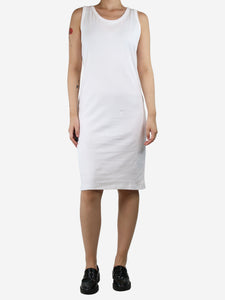 Ann Demeulemeester White sleeveless midi tank dress - size M