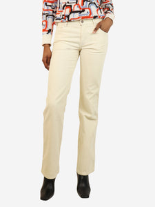 Celine Cream corduroy jeans - size UK 6