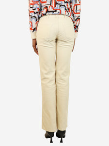 Celine Cream corduroy jeans - size UK 6