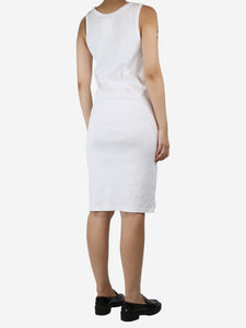 Ann Demeulemeester White sleeveless midi tank dress - size M