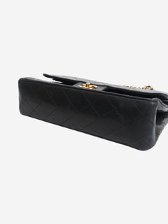 Black 1989 medium lambskin Classic Double Flap bag Shoulder bags Chanel 