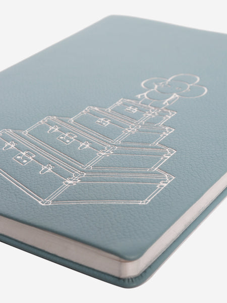 Blue Vivienne A5 lined notebook alternate image