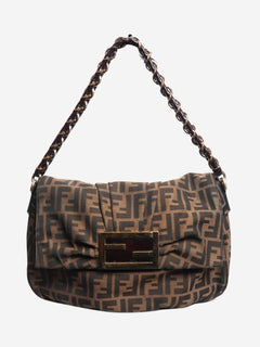 Brown Zucca Mia shoulder bag Shoulder bags Fendi 