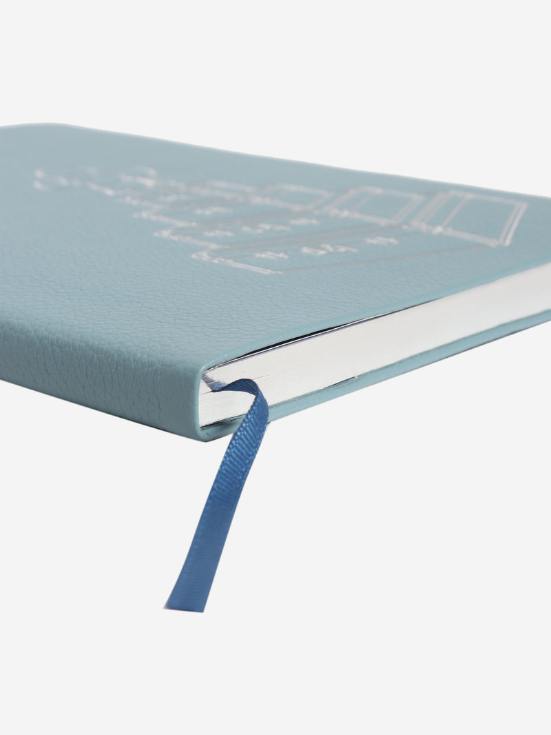 Blue Vivienne A5 lined notebook