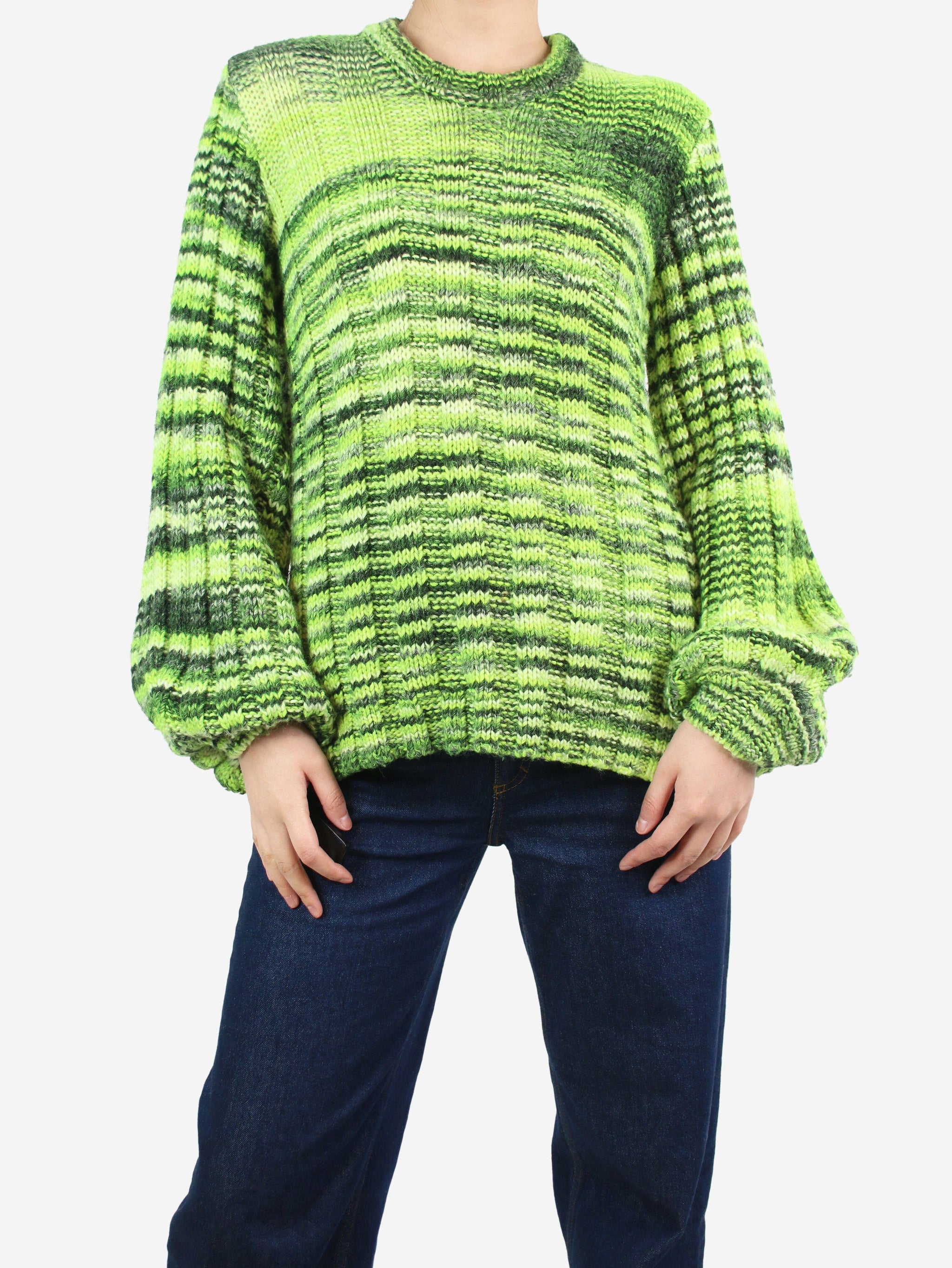 Ganni 2025 green jumper