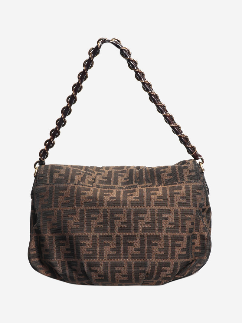 Brown Zucca Mia shoulder bag Shoulder bags Fendi 