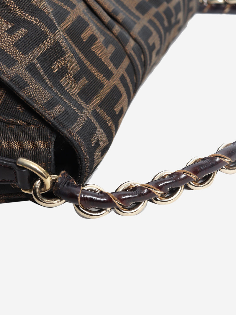 Brown Zucca Mia shoulder bag Shoulder bags Fendi 