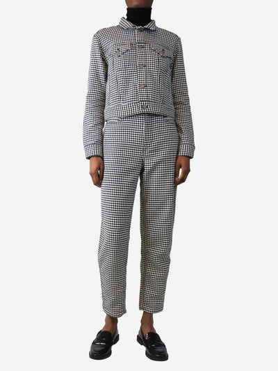 Black houndstooth jacket and trousers set - size UK 10 Sets Polo Ralph Lauren 