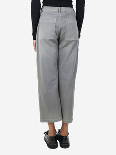 Grey cargo trousers - size UK 6 Trousers Dior 