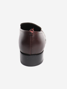 The Row Oxblood leather loafers - size EU 40.5