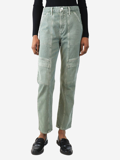 Green cargo jeans - size UK 6 Trousers Agolde 