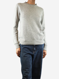 Prada Grey cashmere cutout jumper - size UK 6